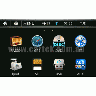 Jeep Ｇｒａｎｄ　Ｃｈｅｒｏｋｅｅ Navigation GPS/ In-dash DVD Player/ Bluetooth/IPod Connection Multi-Media Head Unit
